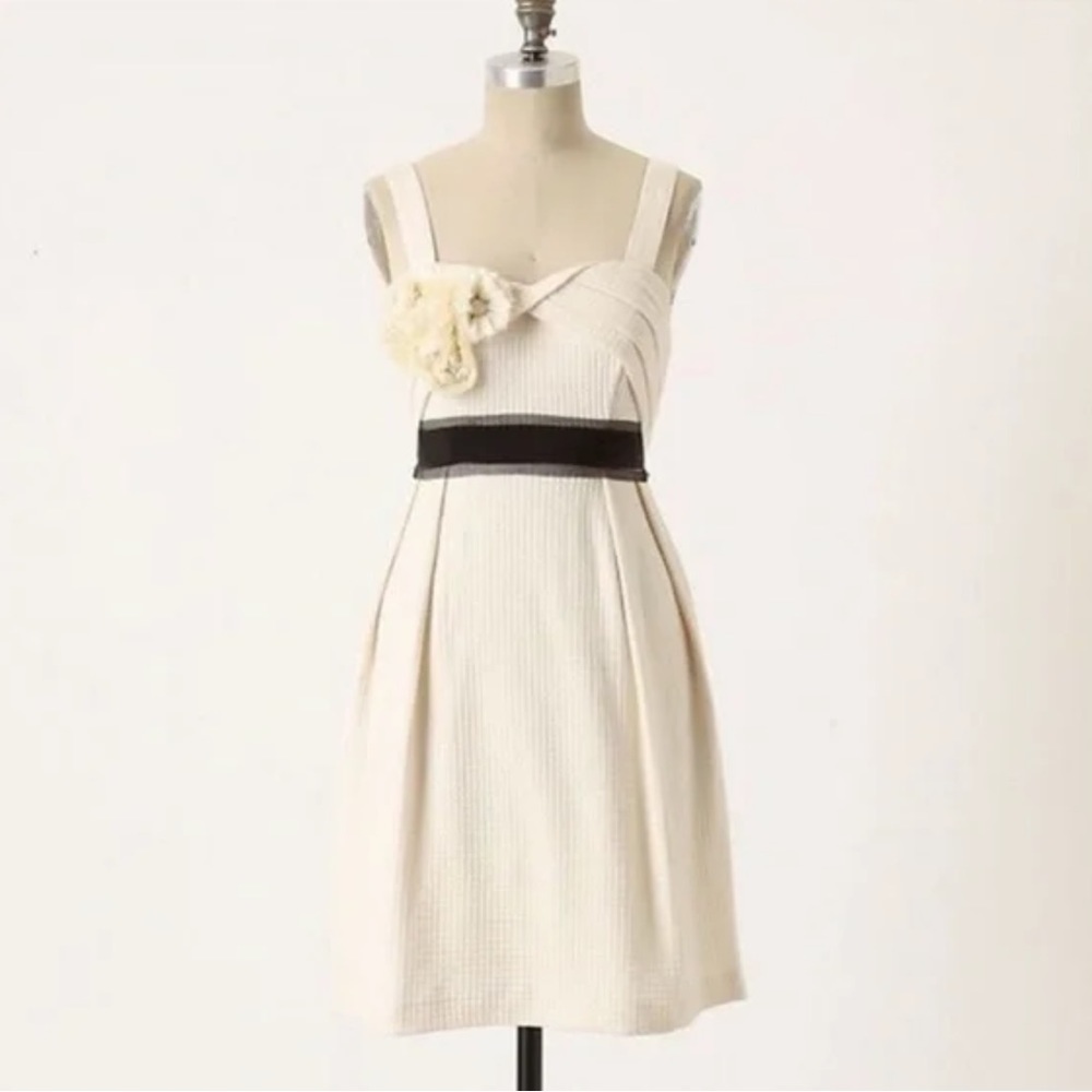 Anthropologie Deletta Waffle Knit Breakfast Dress